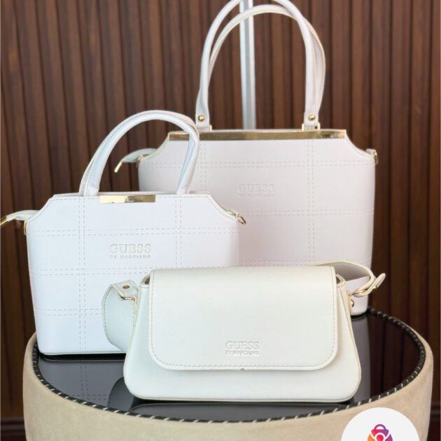 طقم حقائب نسائي 3 في 1 – أناقة عملية بثلاثة أحجام و 5 ألوان راقية